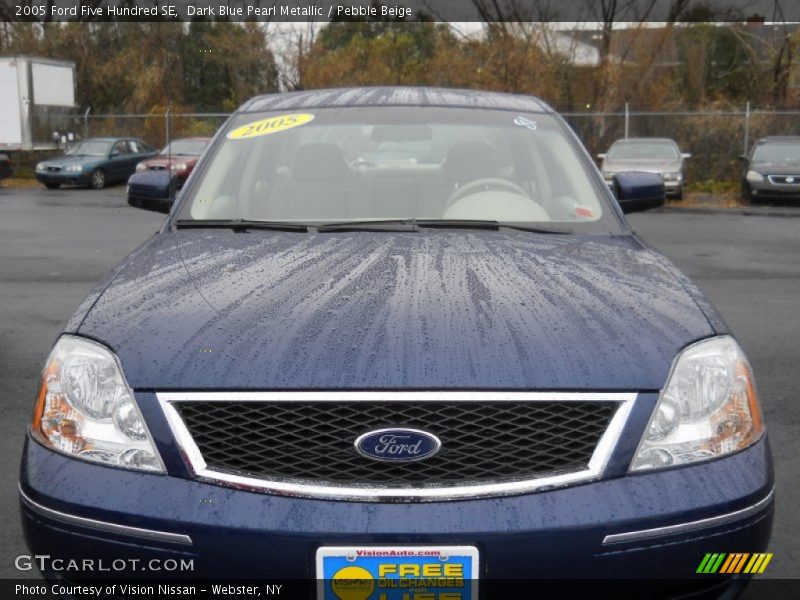 Dark Blue Pearl Metallic / Pebble Beige 2005 Ford Five Hundred SE