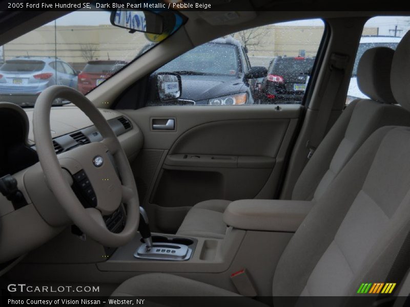 Dark Blue Pearl Metallic / Pebble Beige 2005 Ford Five Hundred SE