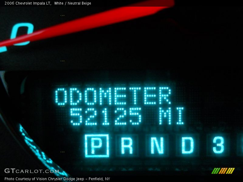 White / Neutral Beige 2006 Chevrolet Impala LT