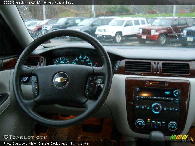 White / Neutral Beige 2006 Chevrolet Impala LT