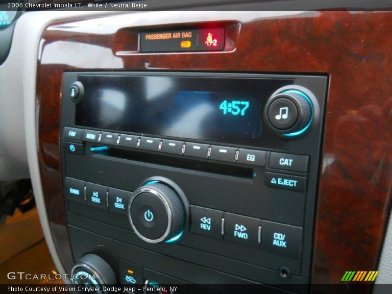 White / Neutral Beige 2006 Chevrolet Impala LT