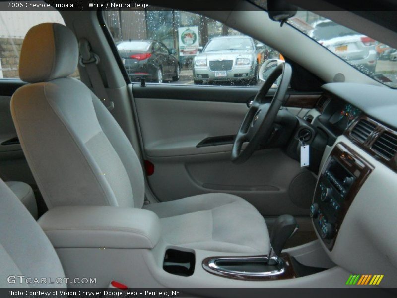 White / Neutral Beige 2006 Chevrolet Impala LT