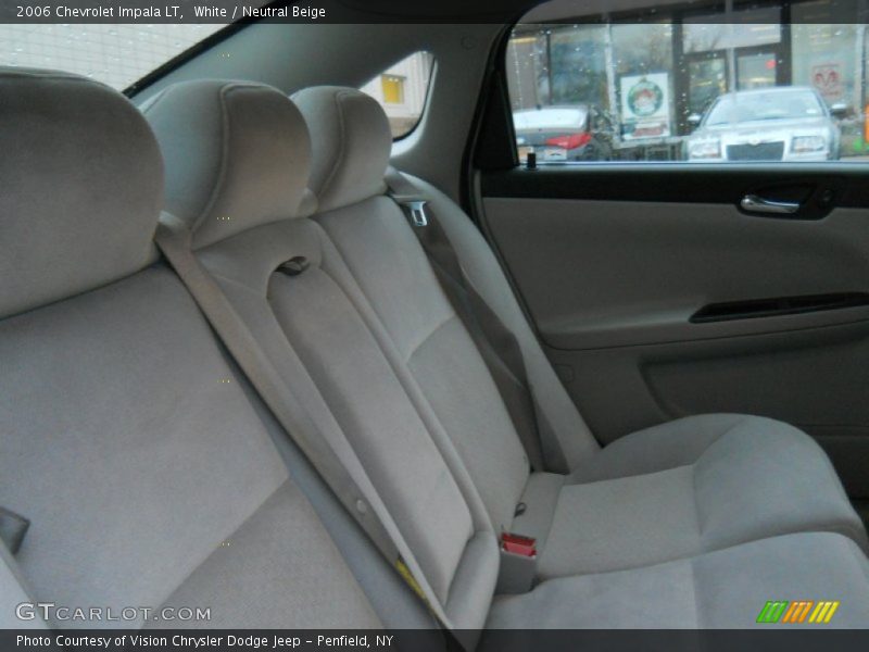 White / Neutral Beige 2006 Chevrolet Impala LT