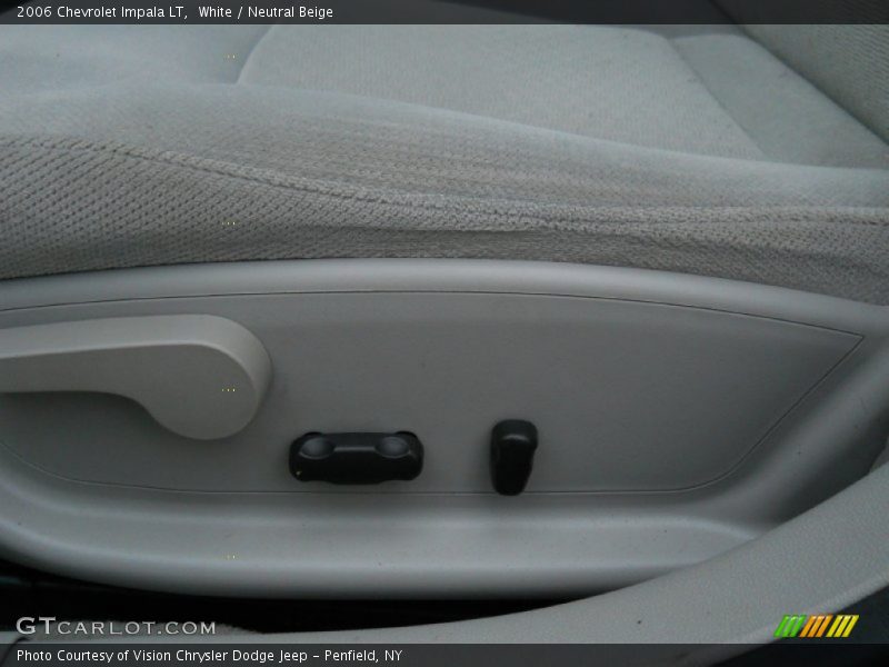 White / Neutral Beige 2006 Chevrolet Impala LT