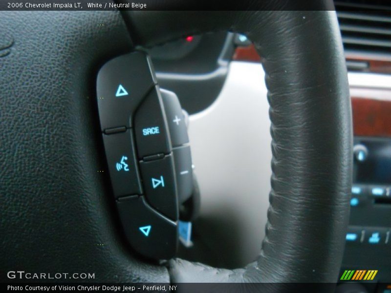 White / Neutral Beige 2006 Chevrolet Impala LT
