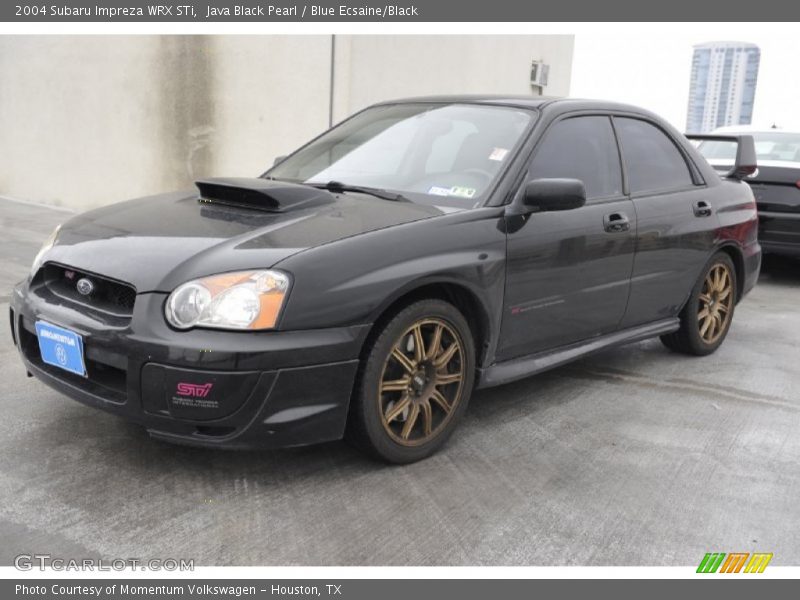 Java Black Pearl / Blue Ecsaine/Black 2004 Subaru Impreza WRX STi