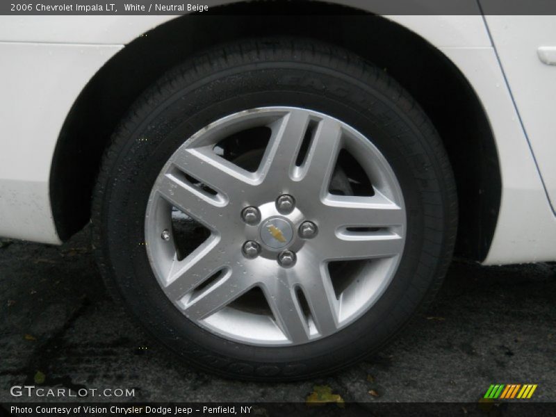 White / Neutral Beige 2006 Chevrolet Impala LT