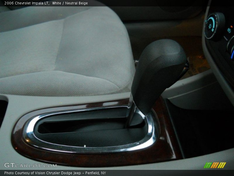 White / Neutral Beige 2006 Chevrolet Impala LT