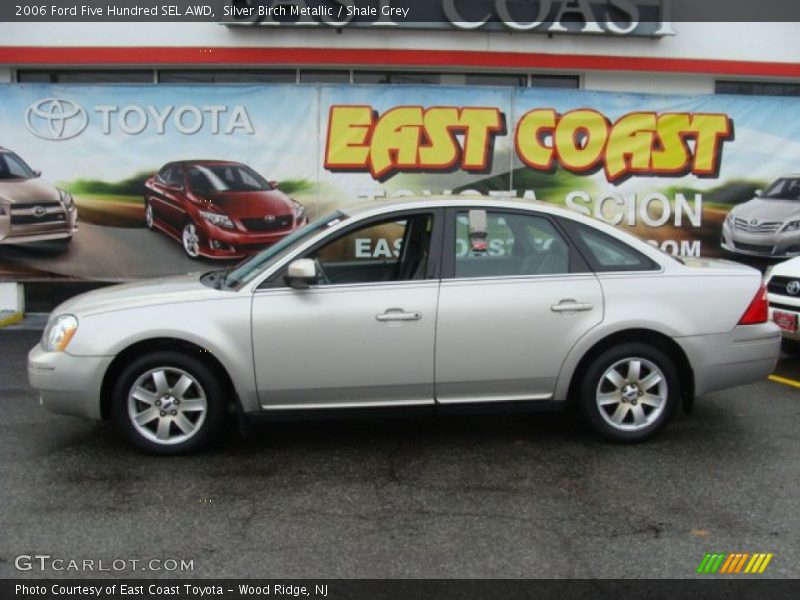 Silver Birch Metallic / Shale Grey 2006 Ford Five Hundred SEL AWD