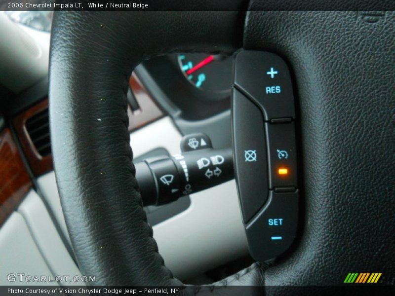 White / Neutral Beige 2006 Chevrolet Impala LT