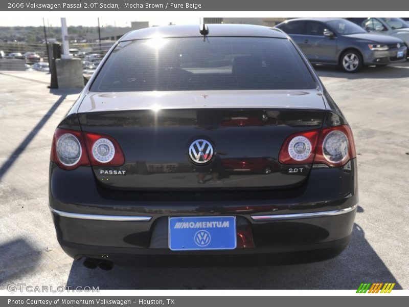 Mocha Brown / Pure Beige 2006 Volkswagen Passat 2.0T Sedan