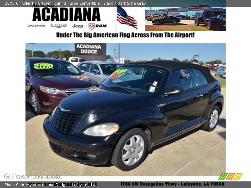 Black / Dark Slate Gray 2005 Chrysler PT Cruiser Touring Turbo Convertible
