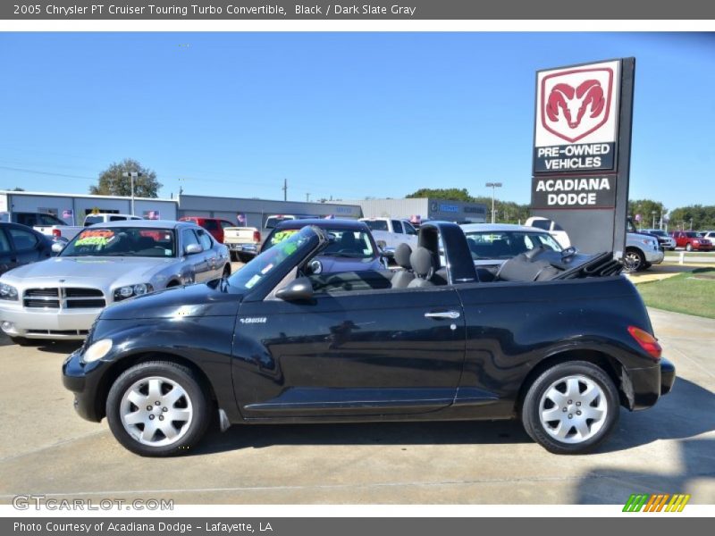 Black / Dark Slate Gray 2005 Chrysler PT Cruiser Touring Turbo Convertible