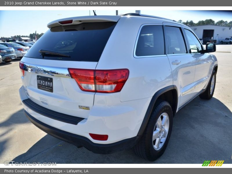 Stone White / Dark Slate Gray 2010 Jeep Grand Cherokee Laredo