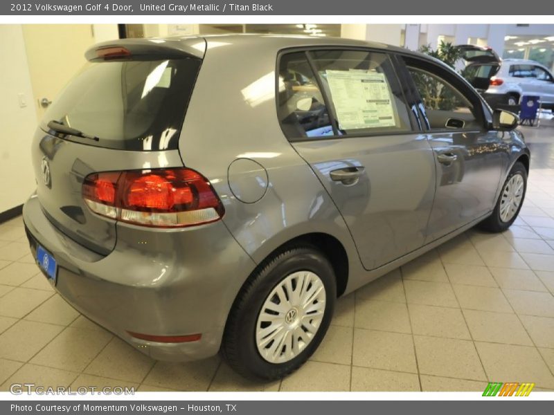 United Gray Metallic / Titan Black 2012 Volkswagen Golf 4 Door