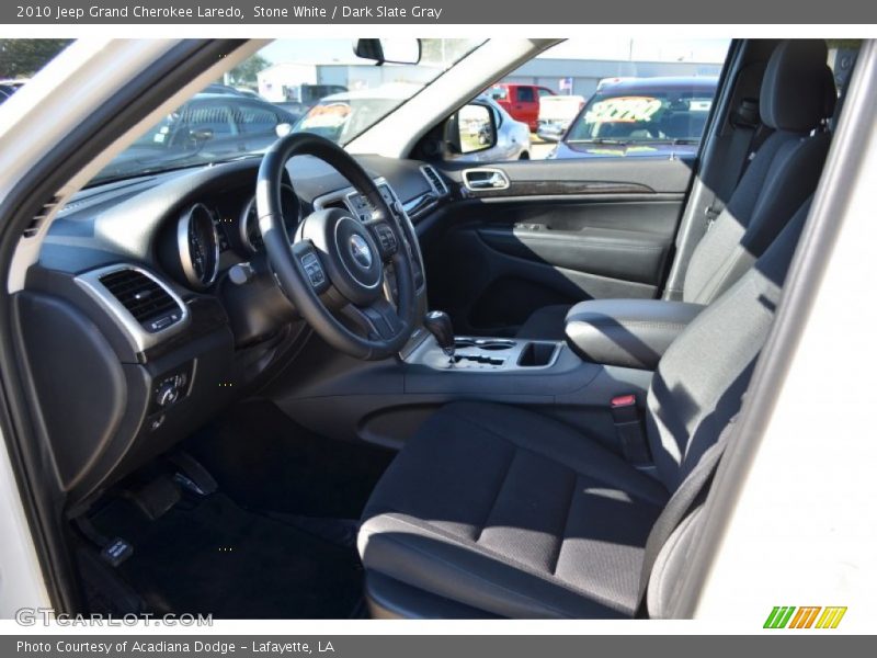 Stone White / Dark Slate Gray 2010 Jeep Grand Cherokee Laredo