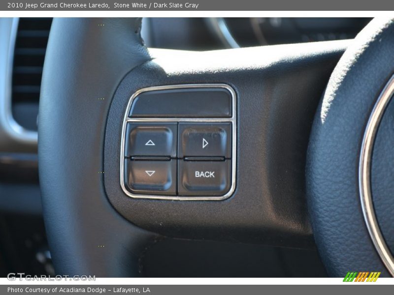 Stone White / Dark Slate Gray 2010 Jeep Grand Cherokee Laredo