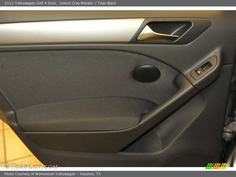 United Gray Metallic / Titan Black 2012 Volkswagen Golf 4 Door