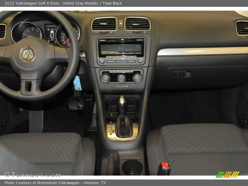 United Gray Metallic / Titan Black 2012 Volkswagen Golf 4 Door