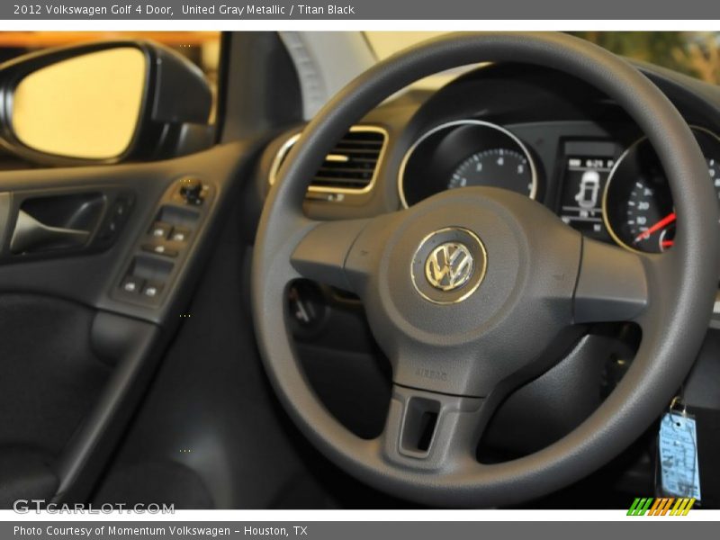 United Gray Metallic / Titan Black 2012 Volkswagen Golf 4 Door