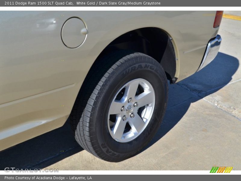 White Gold / Dark Slate Gray/Medium Graystone 2011 Dodge Ram 1500 SLT Quad Cab