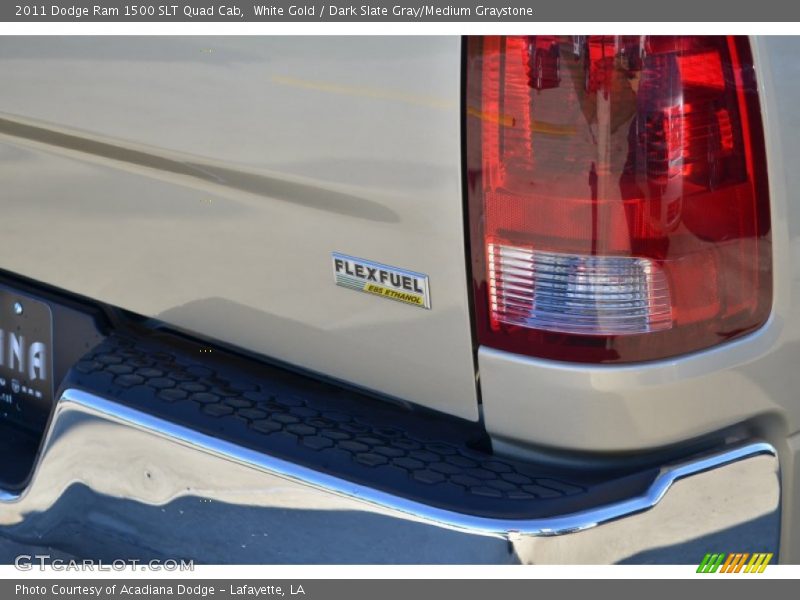 White Gold / Dark Slate Gray/Medium Graystone 2011 Dodge Ram 1500 SLT Quad Cab