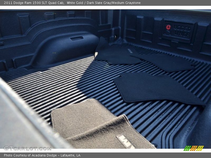 White Gold / Dark Slate Gray/Medium Graystone 2011 Dodge Ram 1500 SLT Quad Cab
