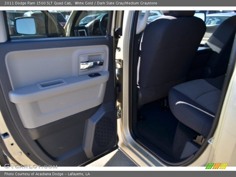 White Gold / Dark Slate Gray/Medium Graystone 2011 Dodge Ram 1500 SLT Quad Cab