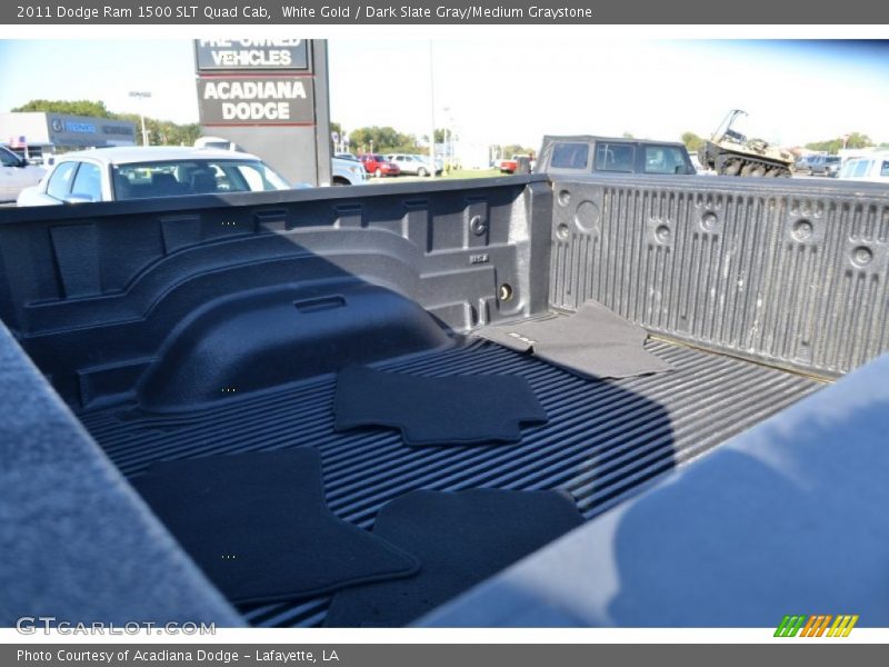 White Gold / Dark Slate Gray/Medium Graystone 2011 Dodge Ram 1500 SLT Quad Cab