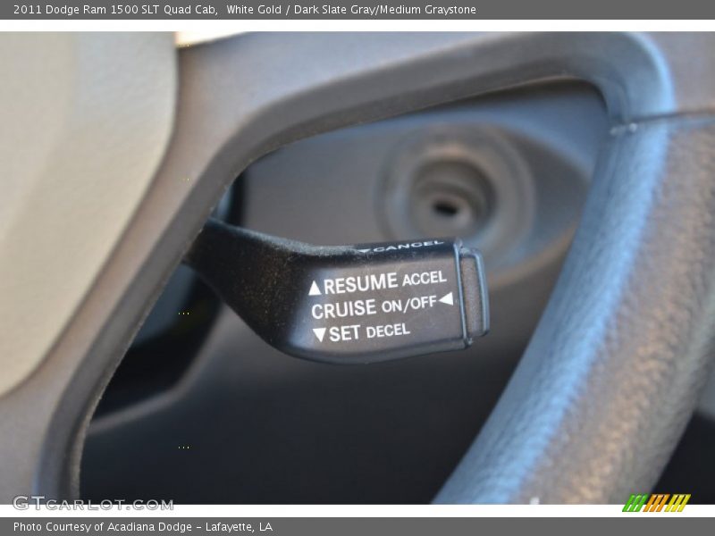 White Gold / Dark Slate Gray/Medium Graystone 2011 Dodge Ram 1500 SLT Quad Cab