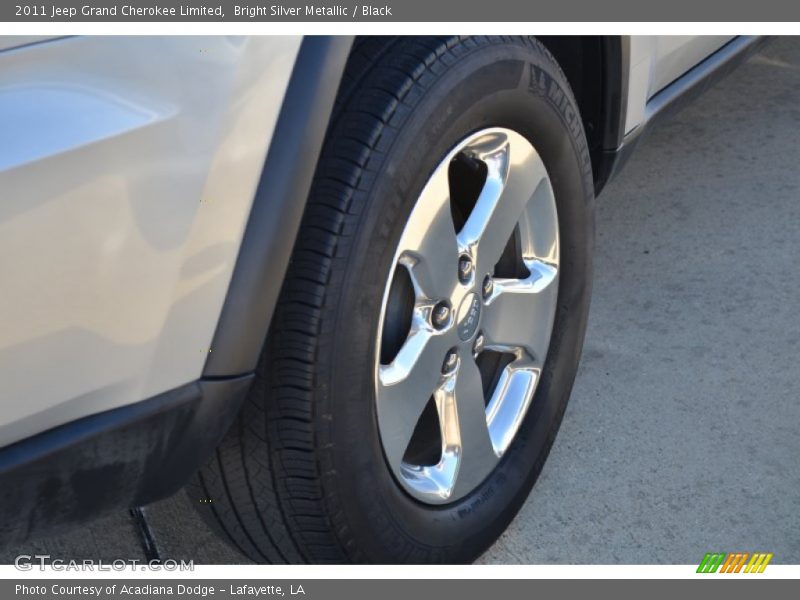 Bright Silver Metallic / Black 2011 Jeep Grand Cherokee Limited