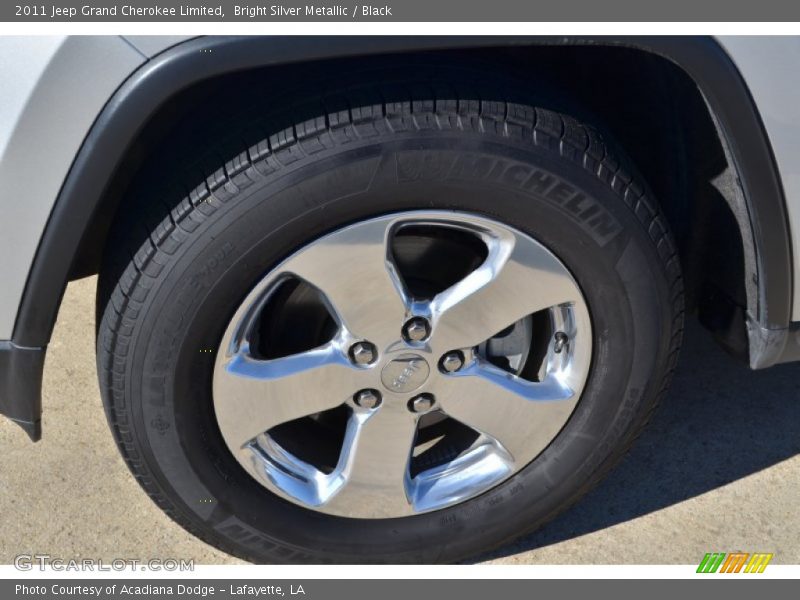 Bright Silver Metallic / Black 2011 Jeep Grand Cherokee Limited
