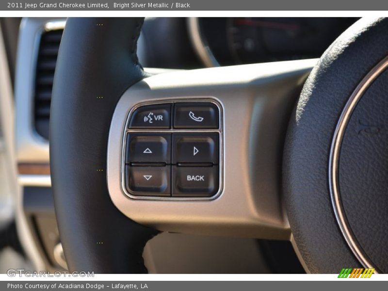Bright Silver Metallic / Black 2011 Jeep Grand Cherokee Limited