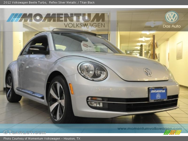 Reflex Silver Metallic / Titan Black 2012 Volkswagen Beetle Turbo