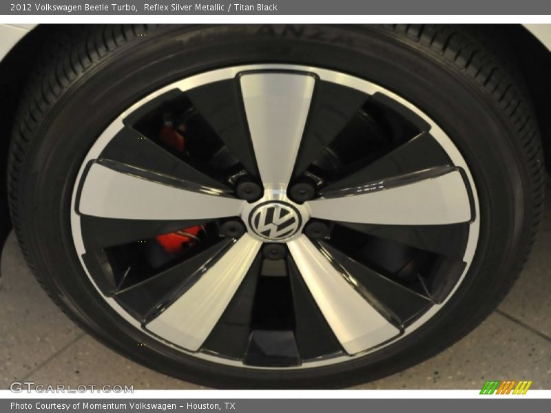Reflex Silver Metallic / Titan Black 2012 Volkswagen Beetle Turbo