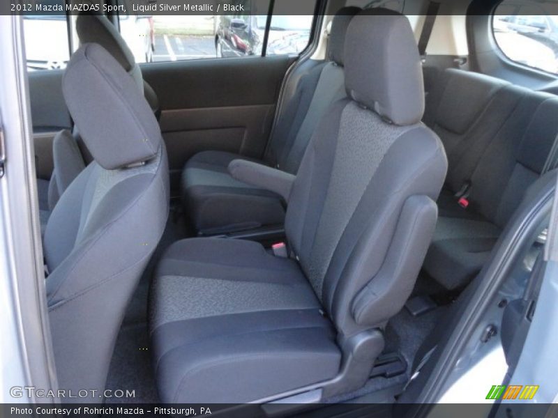 Liquid Silver Metallic / Black 2012 Mazda MAZDA5 Sport