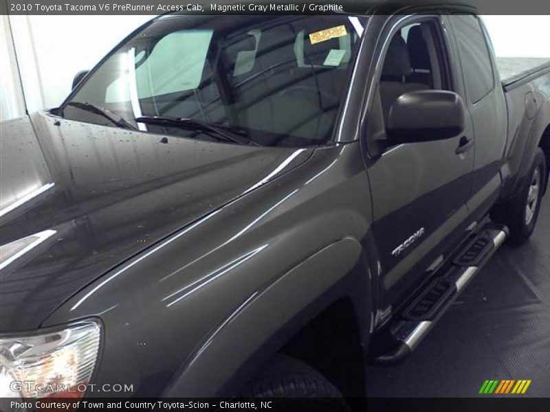 Magnetic Gray Metallic / Graphite 2010 Toyota Tacoma V6 PreRunner Access Cab