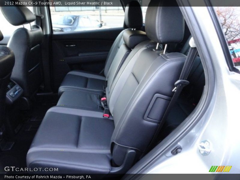 Liquid Silver Meatllic / Black 2012 Mazda CX-9 Touring AWD