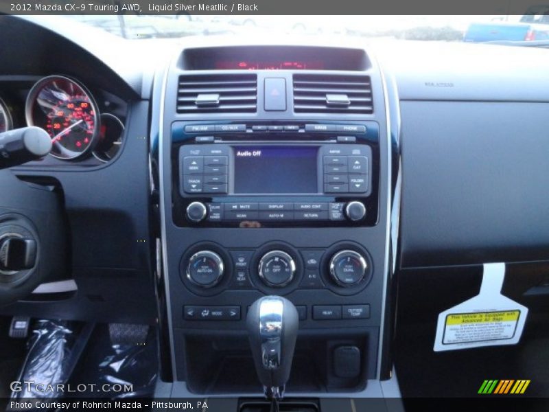 Liquid Silver Meatllic / Black 2012 Mazda CX-9 Touring AWD