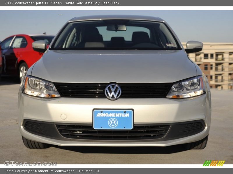 White Gold Metallic / Titan Black 2012 Volkswagen Jetta TDI Sedan