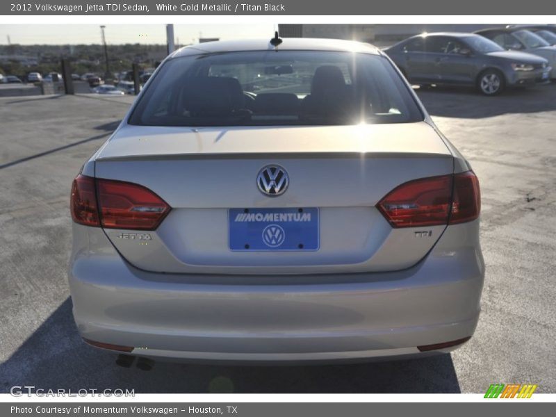 White Gold Metallic / Titan Black 2012 Volkswagen Jetta TDI Sedan