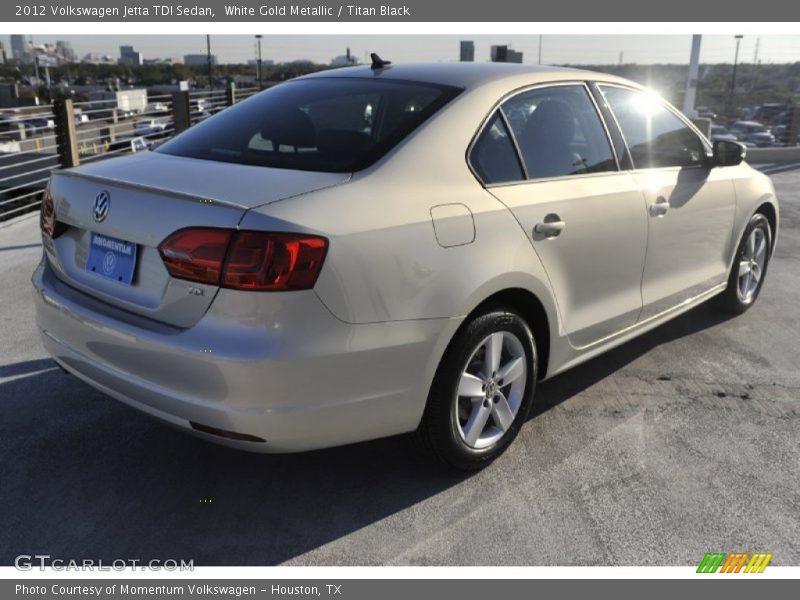 White Gold Metallic / Titan Black 2012 Volkswagen Jetta TDI Sedan