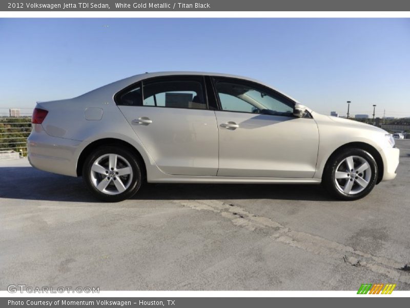 White Gold Metallic / Titan Black 2012 Volkswagen Jetta TDI Sedan
