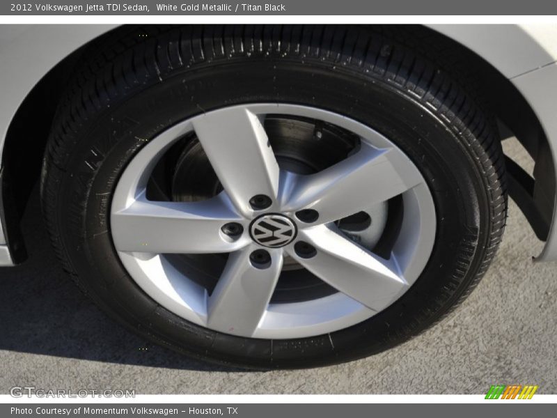 White Gold Metallic / Titan Black 2012 Volkswagen Jetta TDI Sedan