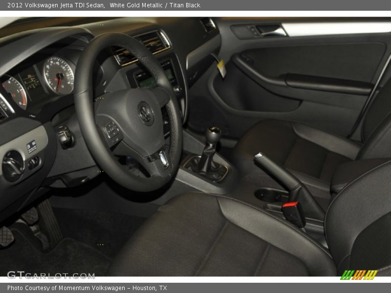 White Gold Metallic / Titan Black 2012 Volkswagen Jetta TDI Sedan