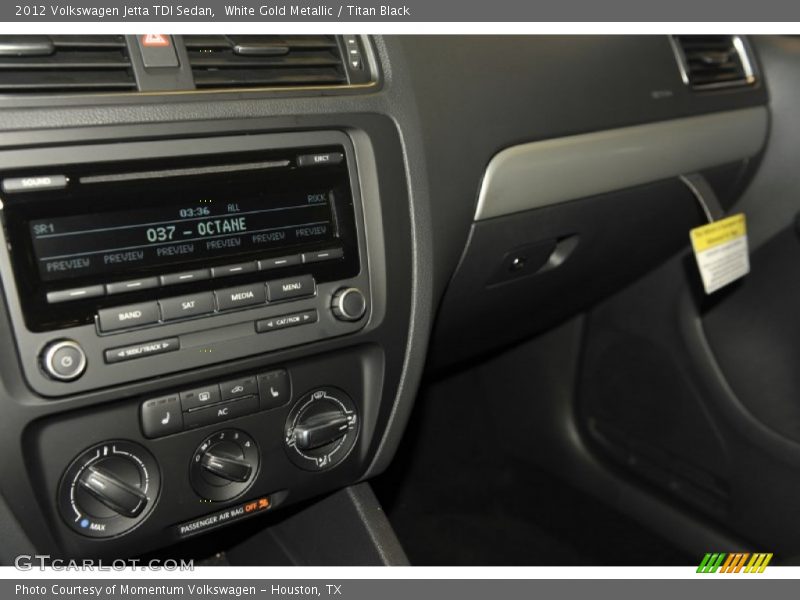 White Gold Metallic / Titan Black 2012 Volkswagen Jetta TDI Sedan