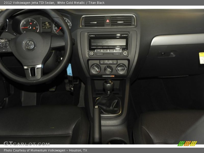 White Gold Metallic / Titan Black 2012 Volkswagen Jetta TDI Sedan