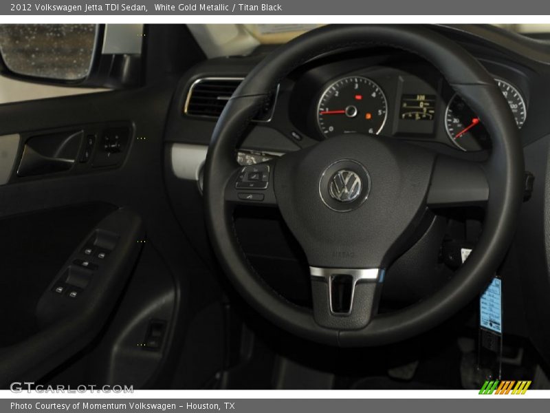 White Gold Metallic / Titan Black 2012 Volkswagen Jetta TDI Sedan