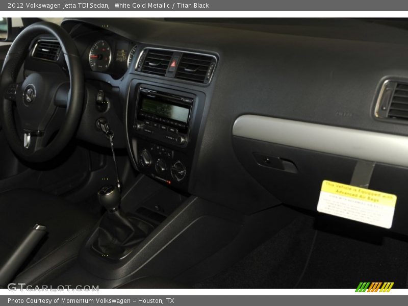 White Gold Metallic / Titan Black 2012 Volkswagen Jetta TDI Sedan