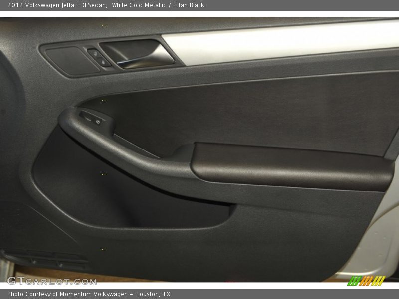 White Gold Metallic / Titan Black 2012 Volkswagen Jetta TDI Sedan